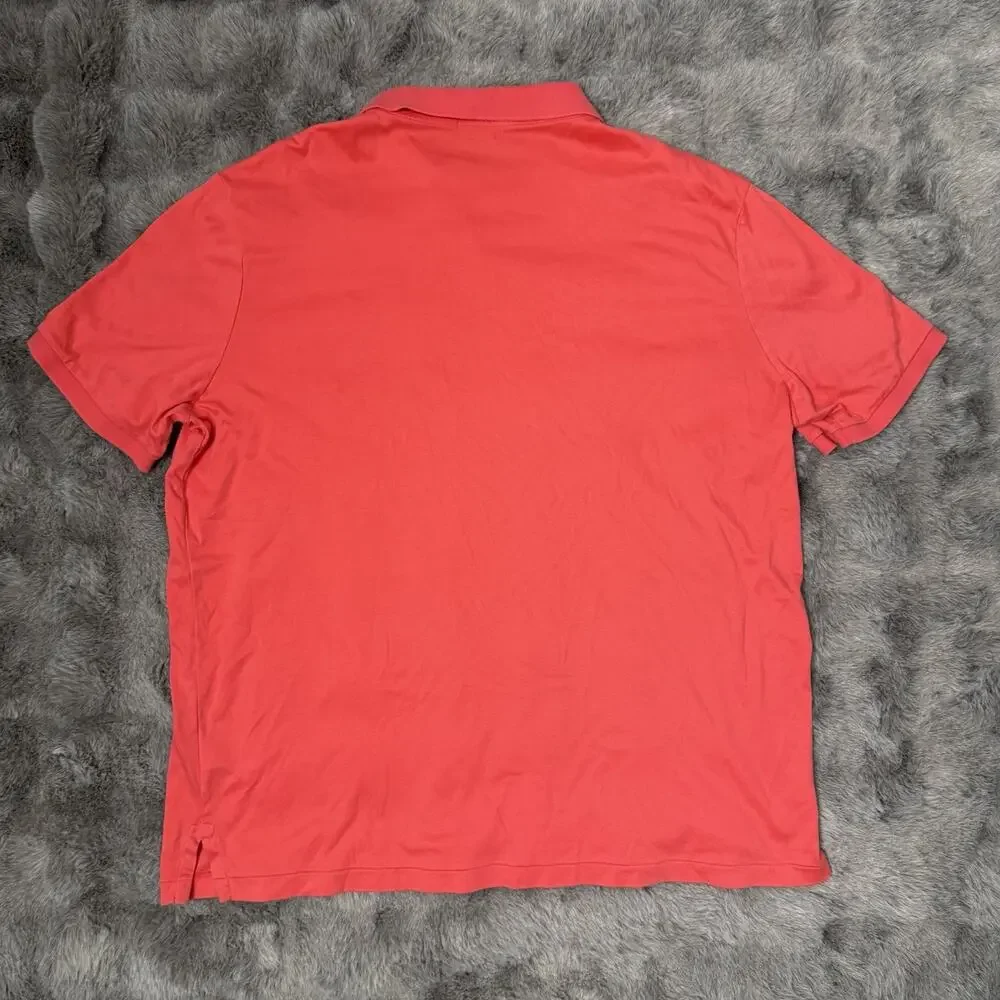Polo Ralph Lauren Polo Shirt Classic Fit Mesh Red Size XL Colored Pony